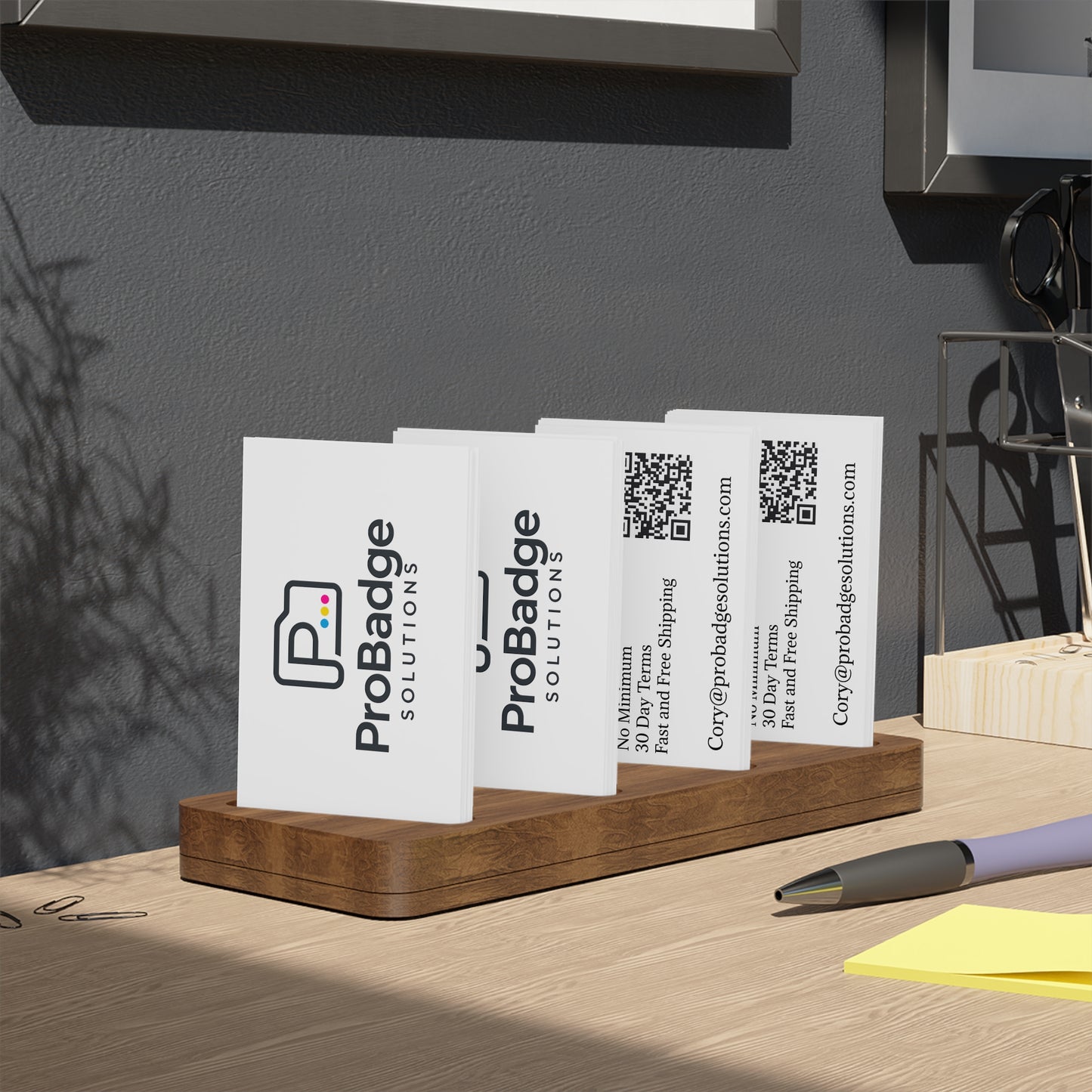 Professional Business Cards - 100 Pack, Custom Logo Cards, Networking Essentials, Stationery for Entrepreneurs, Promotional Material