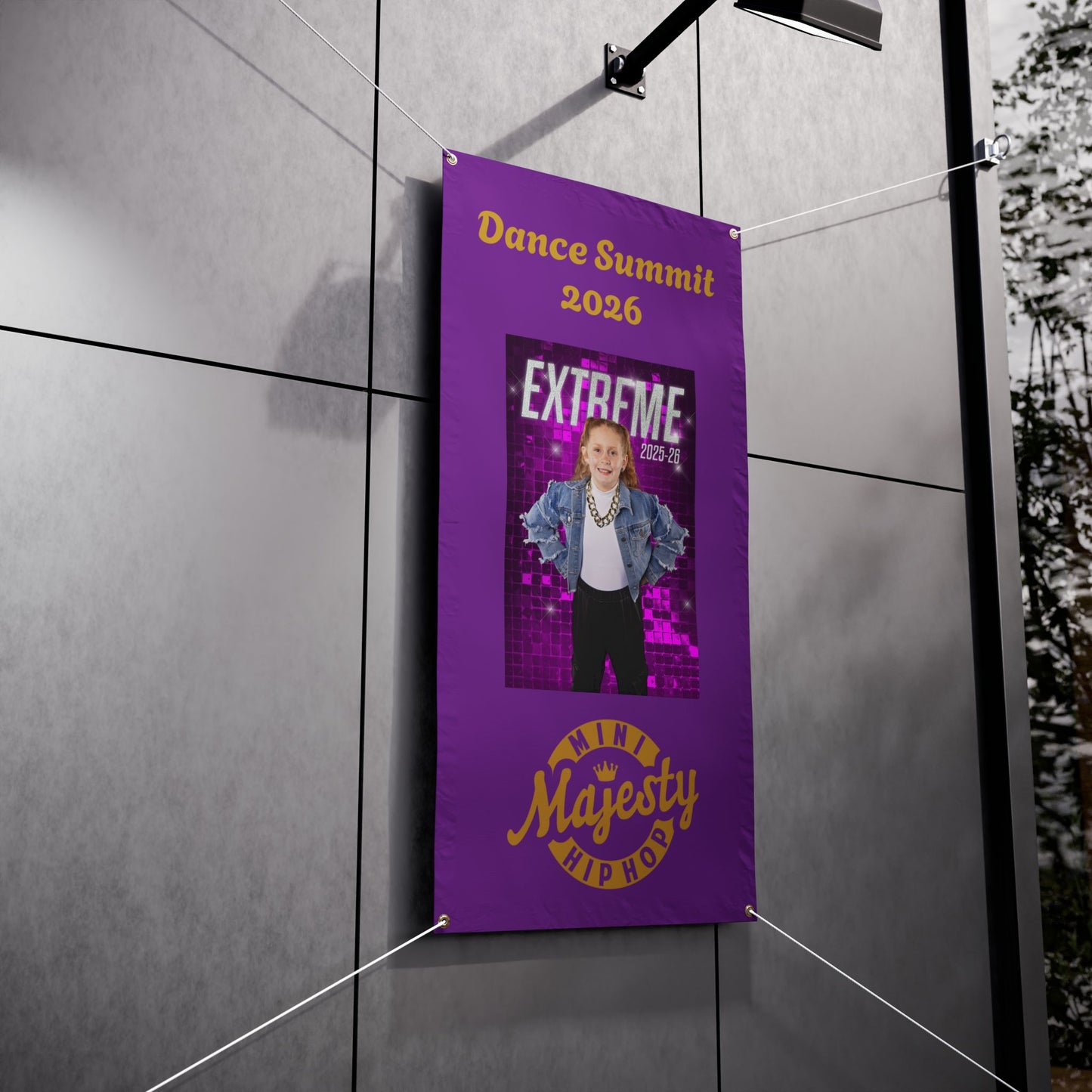 Dance Summit 2026 Vinyl Banner — 'Extreme' Hip Hop Dance Event Poster