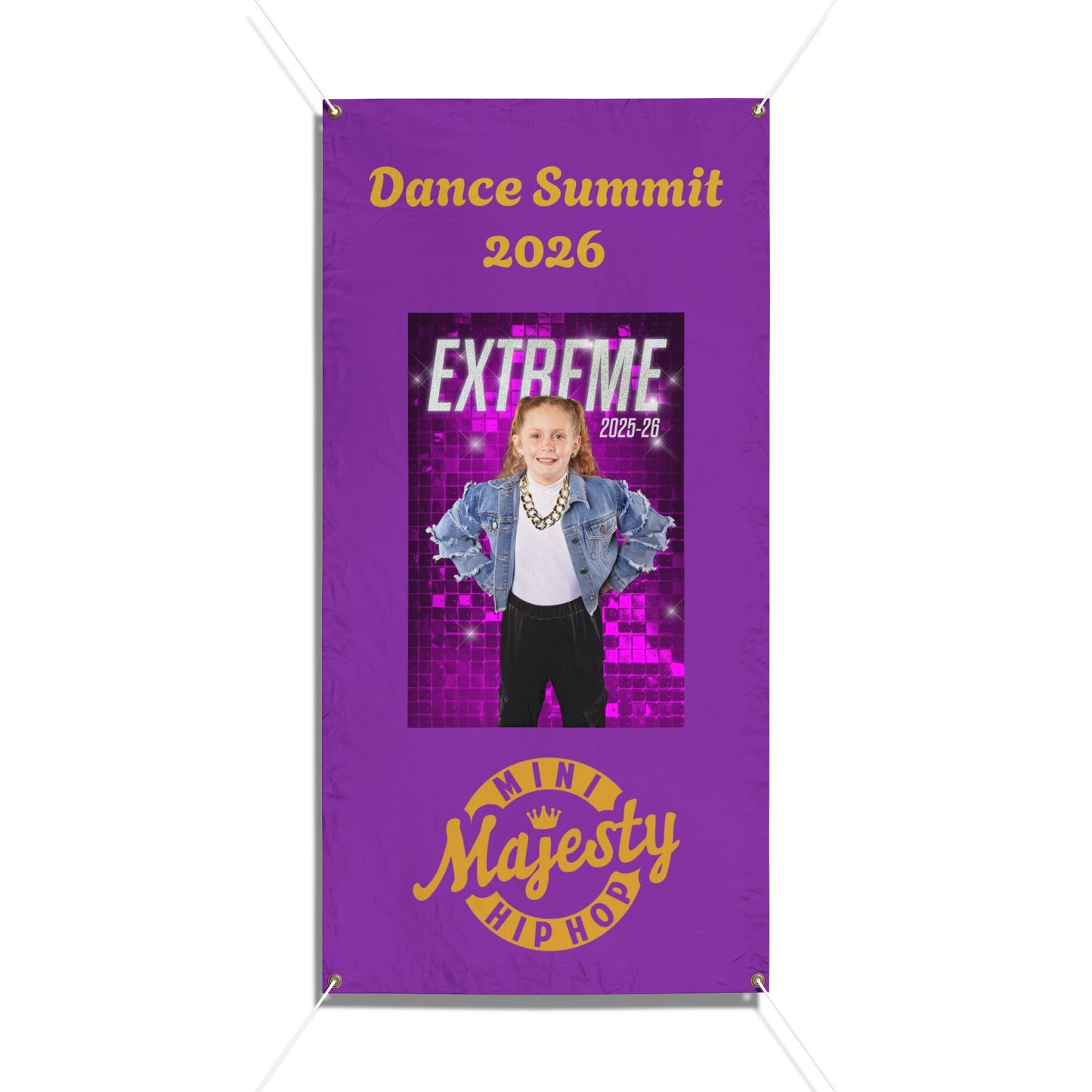 Dance Summit 2026 Vinyl Banner — 'Extreme' Hip Hop Dance Event Poster