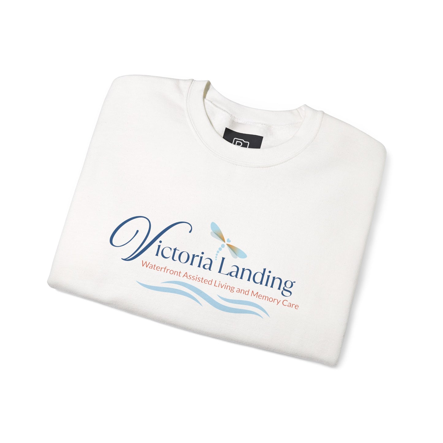 Victoria Landing Logo Sweatshirt — Coastal Resort Crewneck