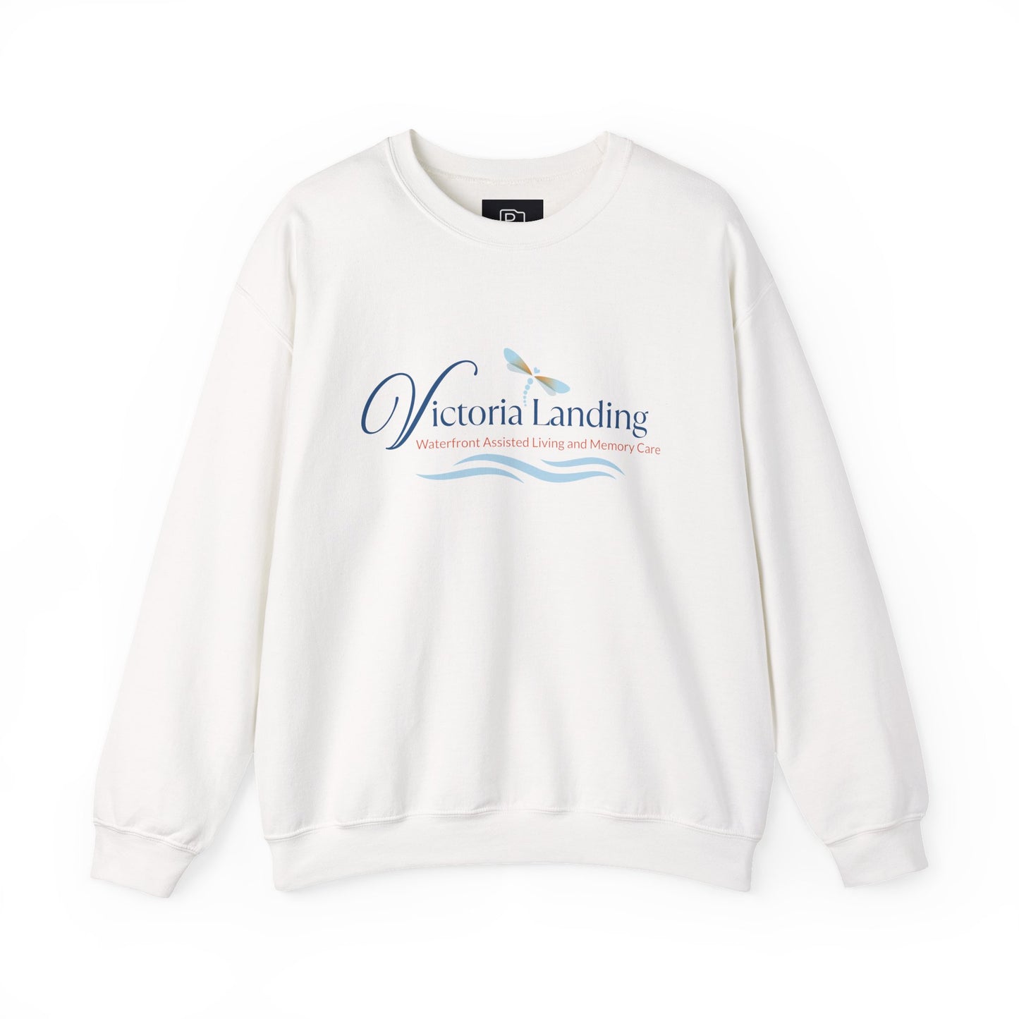 Victoria Landing Logo Sweatshirt — Coastal Resort Crewneck
