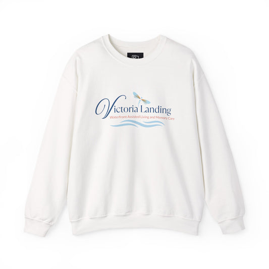 Victoria Landing Logo Sweatshirt — Coastal Resort Crewneck