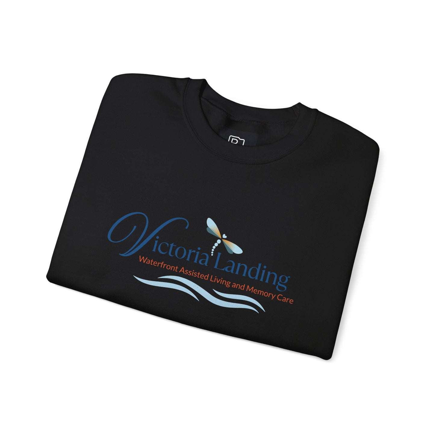 Victoria Landing Logo Sweatshirt — Coastal Resort Crewneck