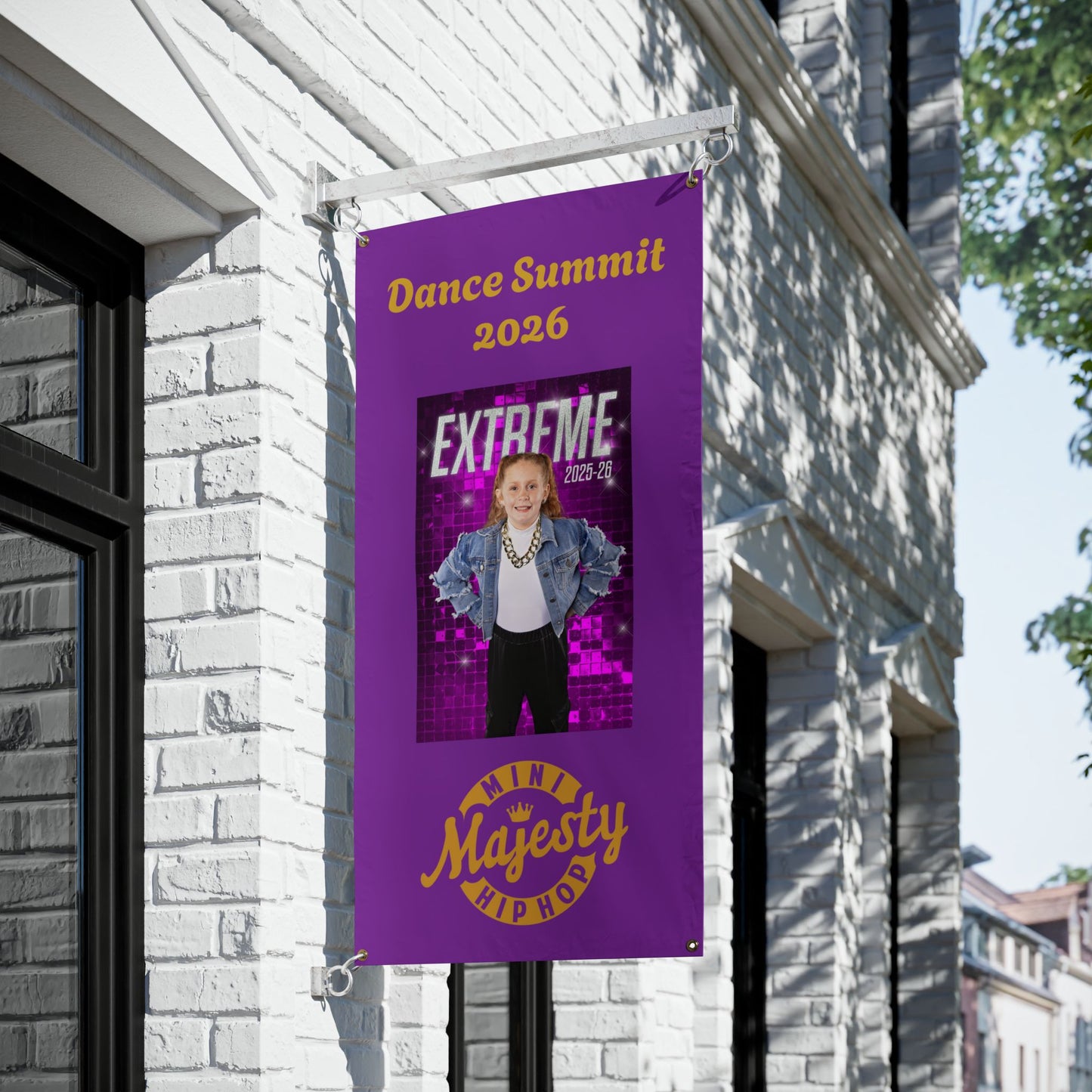 Dance Summit 2026 Vinyl Banner — 'Extreme' Hip Hop Dance Event Poster