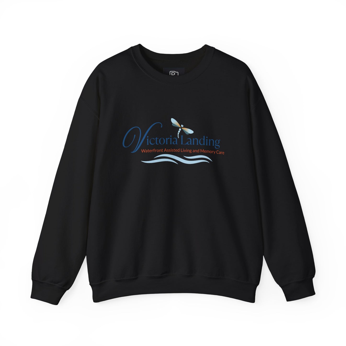 Victoria Landing Logo Sweatshirt — Coastal Resort Crewneck